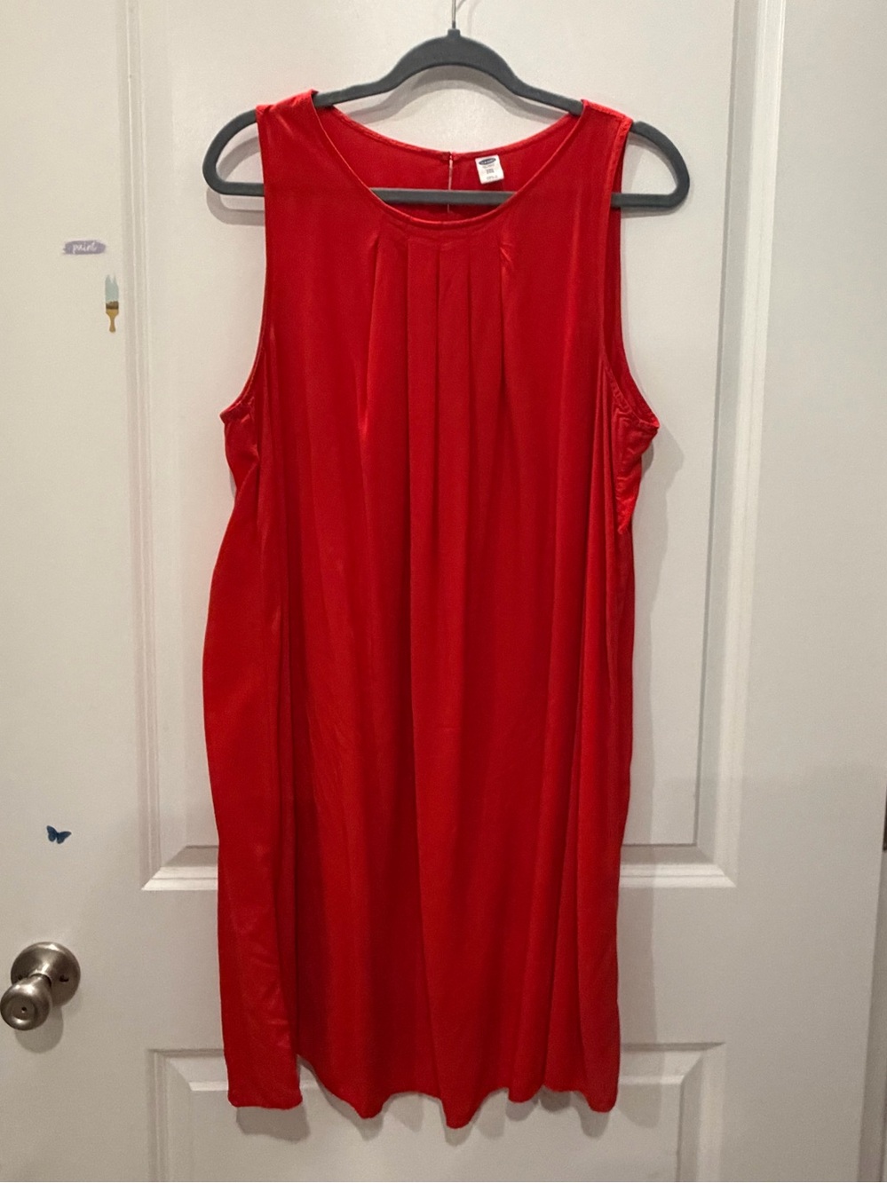 Old Navy XXL Red Sleeveless Shift Dress